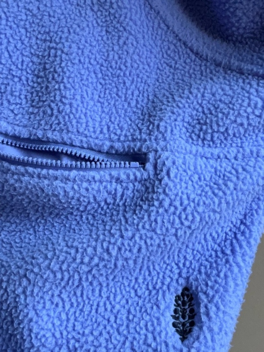Free People Movement Hit The Slopes Fleece | Blueberry Size M - Picture 3 of 5